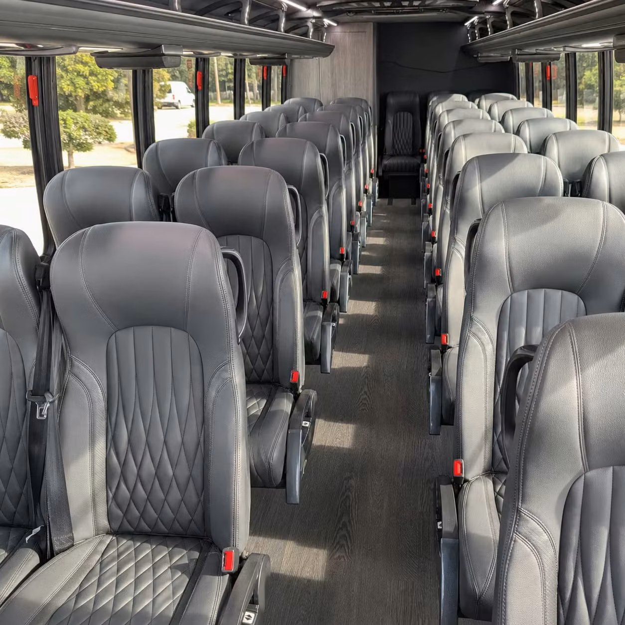 30 passenger minibus inside