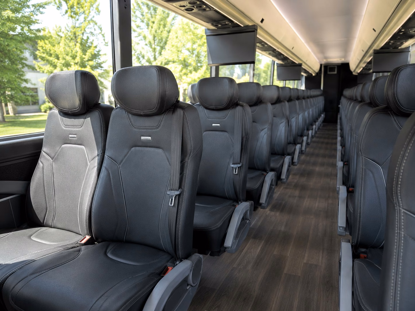 frisco charter bus interior