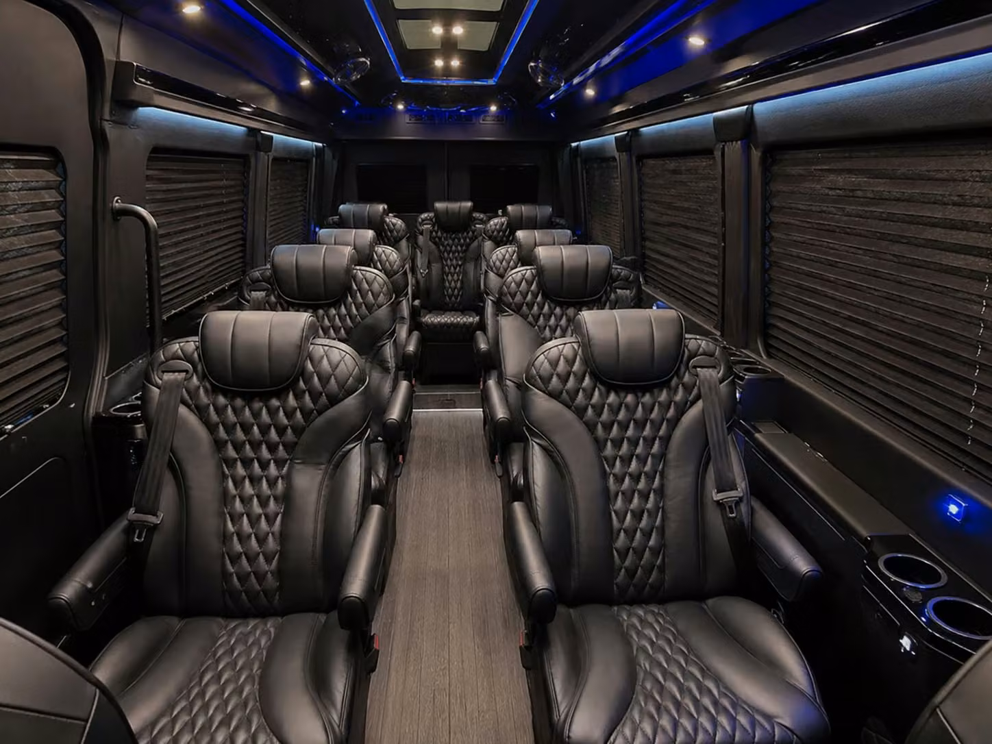 sprinter van with driver inside