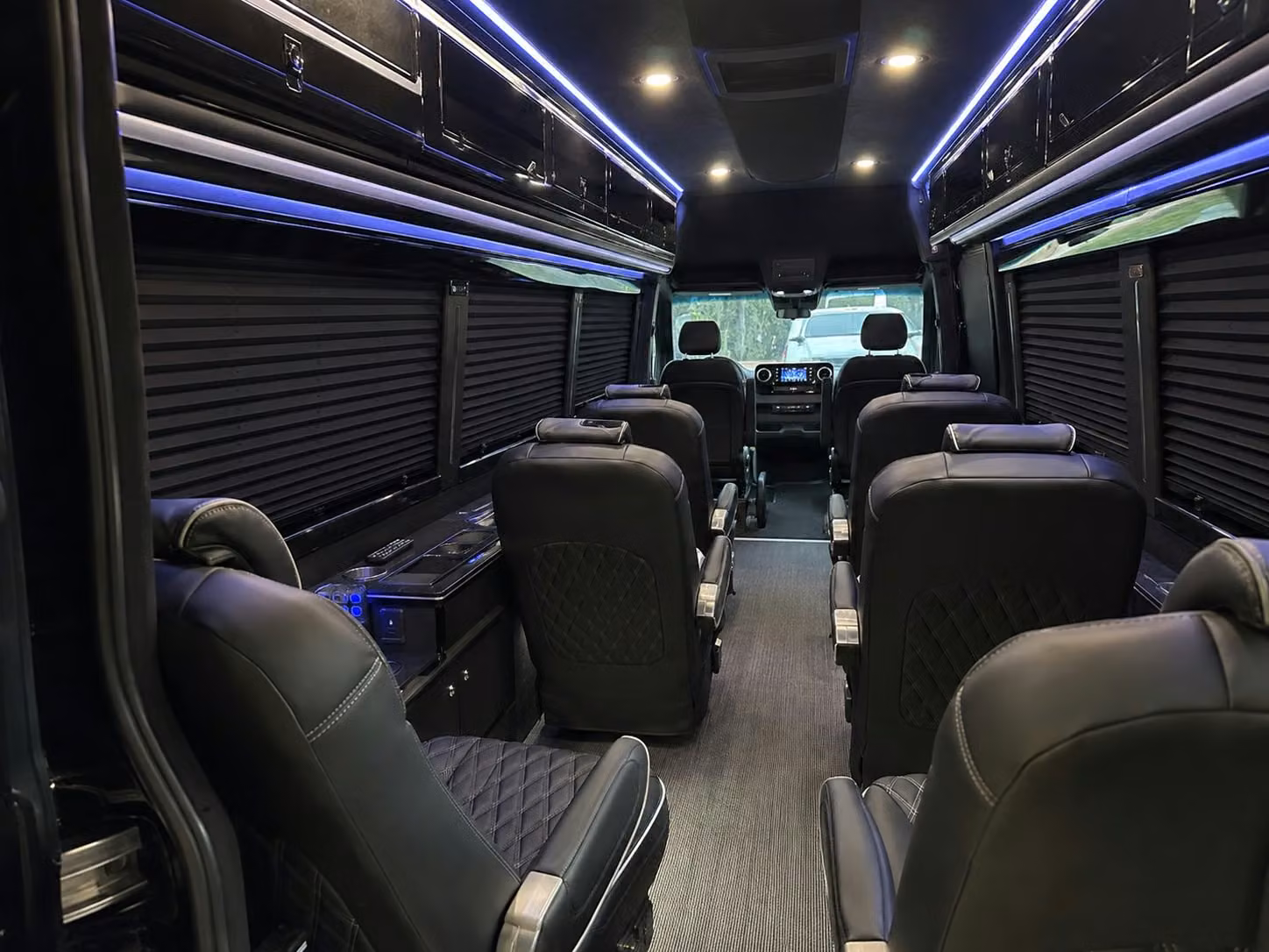 sprinter van with driver interior